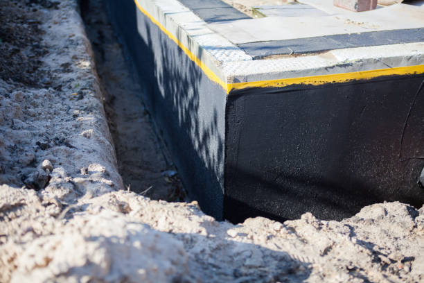 Residential Waterproofing installation at a Somerville, OH home by SJ Waterproofing Pros